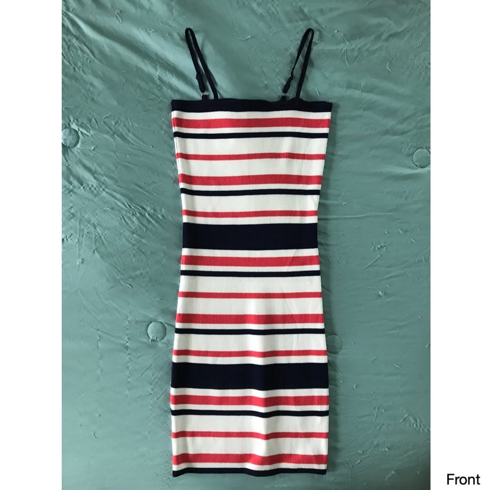 Striped Bodycon Sweater Dress